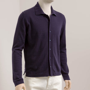 Cortesa | Shirt | Fine Knit (14GG) | Donker Blauw