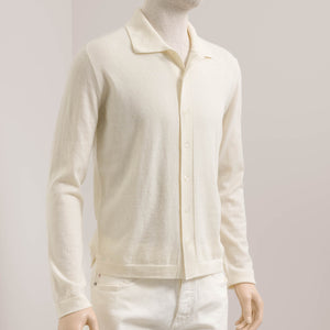 Cortesa | Shirt | Fine Knit (14GG) | Offwhite