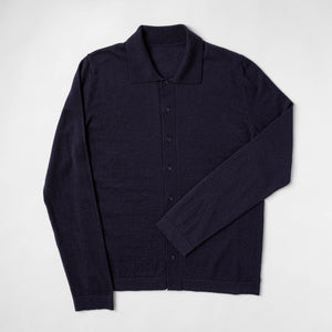 Cortesa | Shirt | Fine Knit (14GG) | Donker Blauw